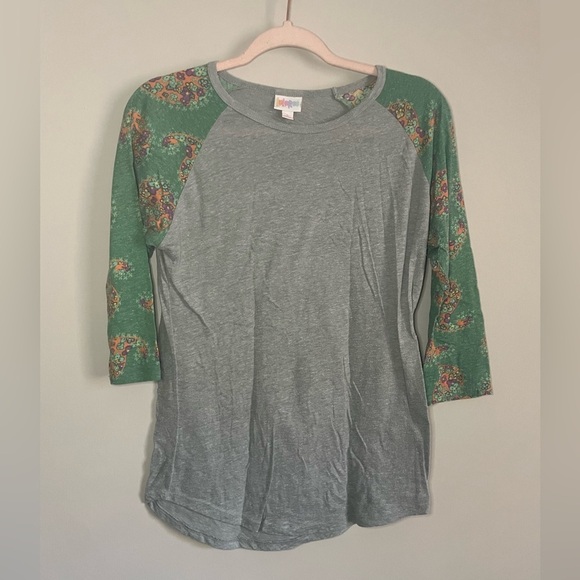 Paisley Lularoe Randy Baseball T-Shirt - Picture 1 of 7